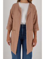 chaqueta corte en talle