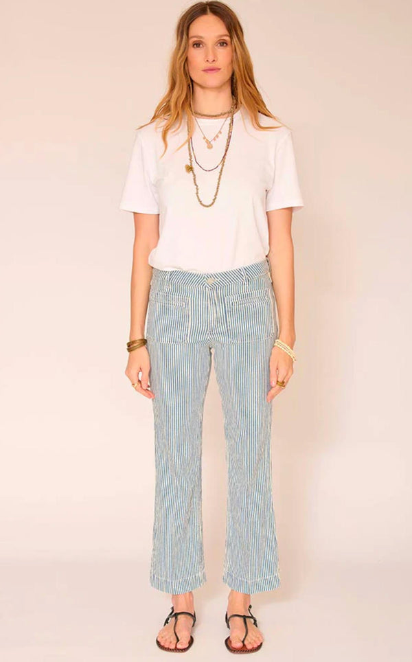 pantalon algodon mil rayas