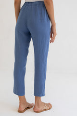 pantalon largo lino