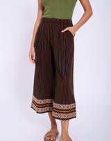 pantalon palazzo rayas y fornitura abajo