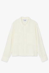 Camisa viscosa bolsillos pecho
