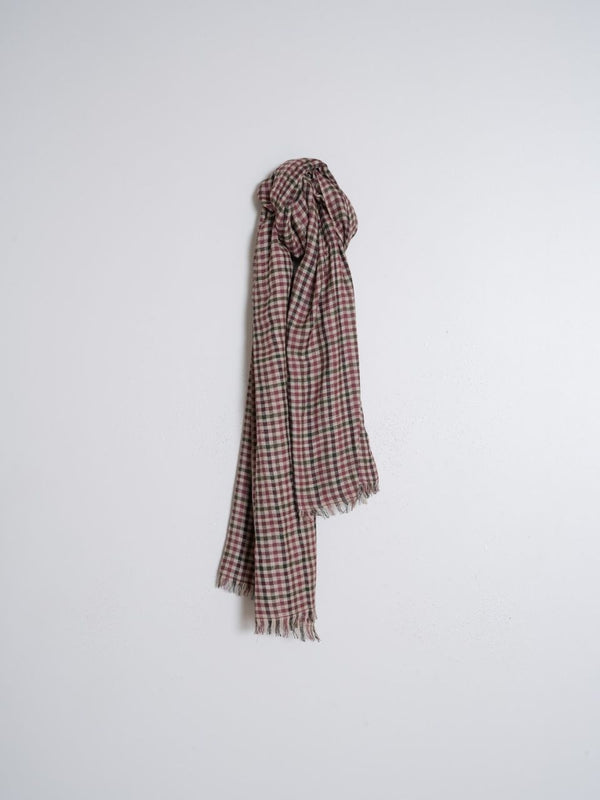 Foulard cuadros caldero/verde/marron