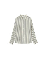Camisa rayas beige/azul