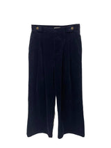 pantalon pana pinza azul