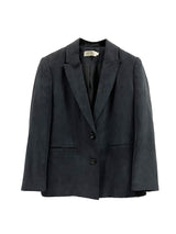 Blazer algodon negra