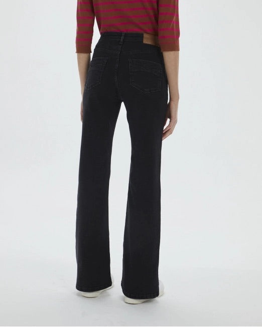 Vaquero long flare bolsillos frontales