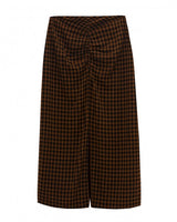 Falda midi entalladacuadros