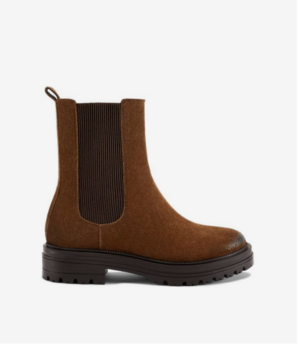 Bota suela goma napa elastico