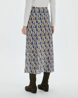 Falda midi animal print