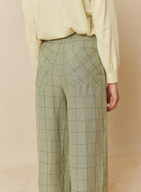 pantalon cuadros bolsillos atras