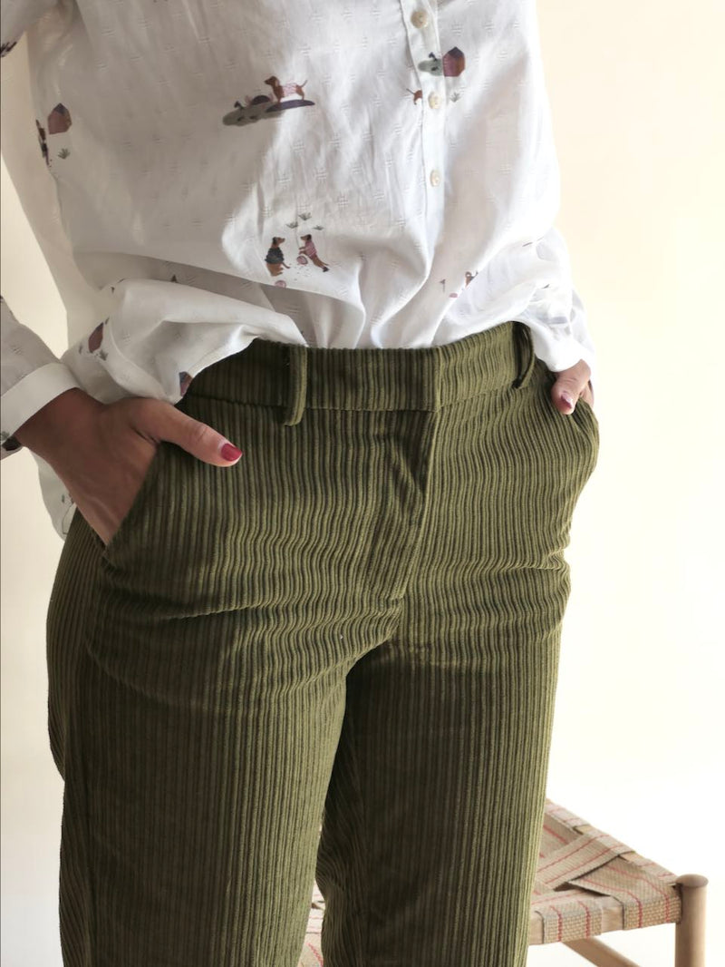 PANTALON PANA RECTO