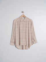 Camisa cuadros crudo