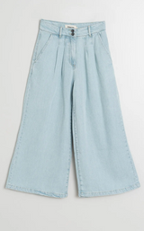 pantalon tejano ancho pinzas