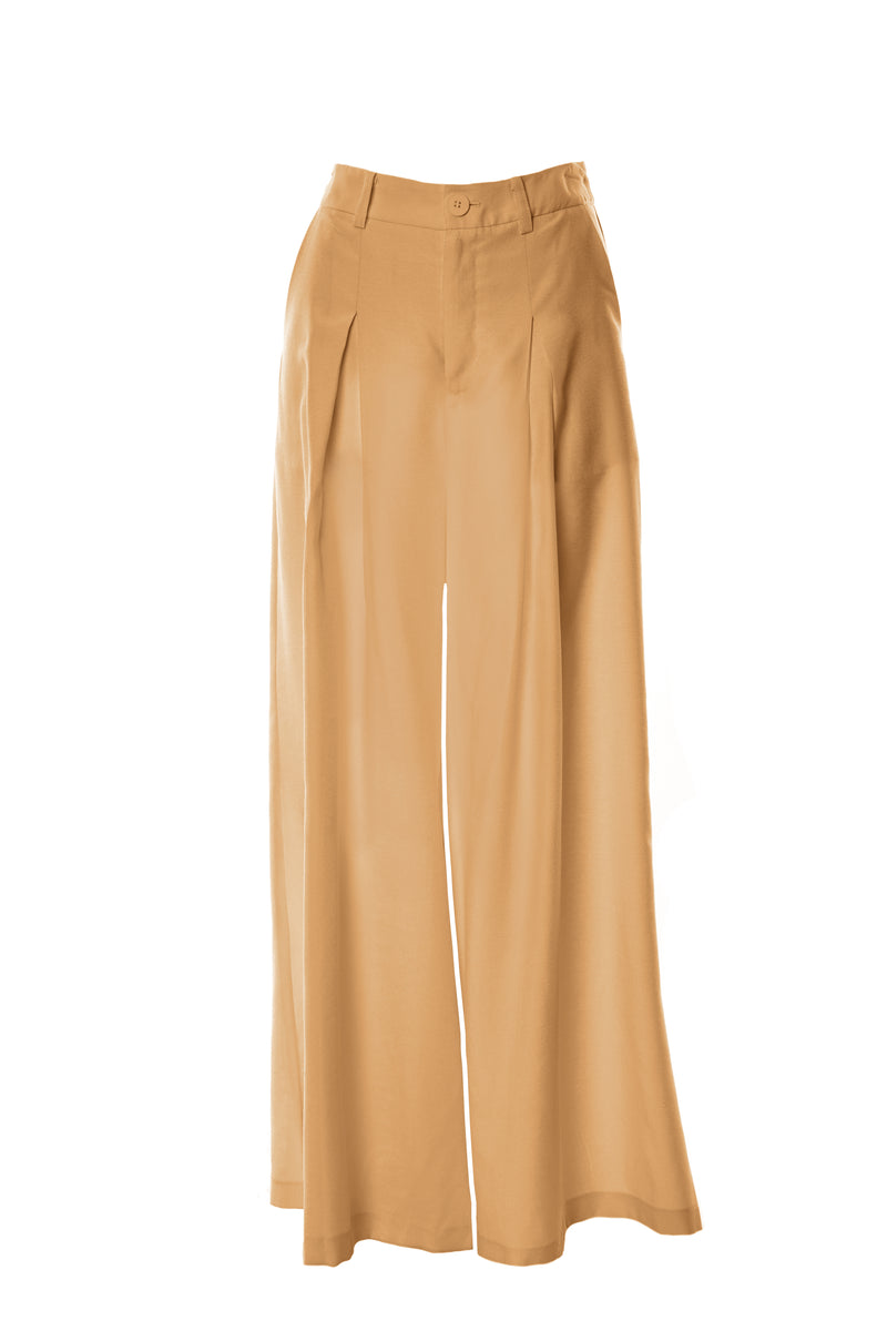 pantalon pinzas ancho lurex