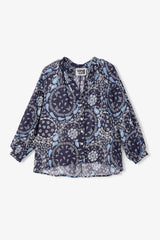 blusa venice bandana azul