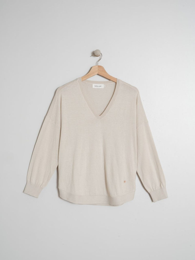 Jersey pico punto fino crudo