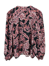 Camisa estampada brocados