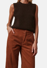 Pantalon pana ancha caldero