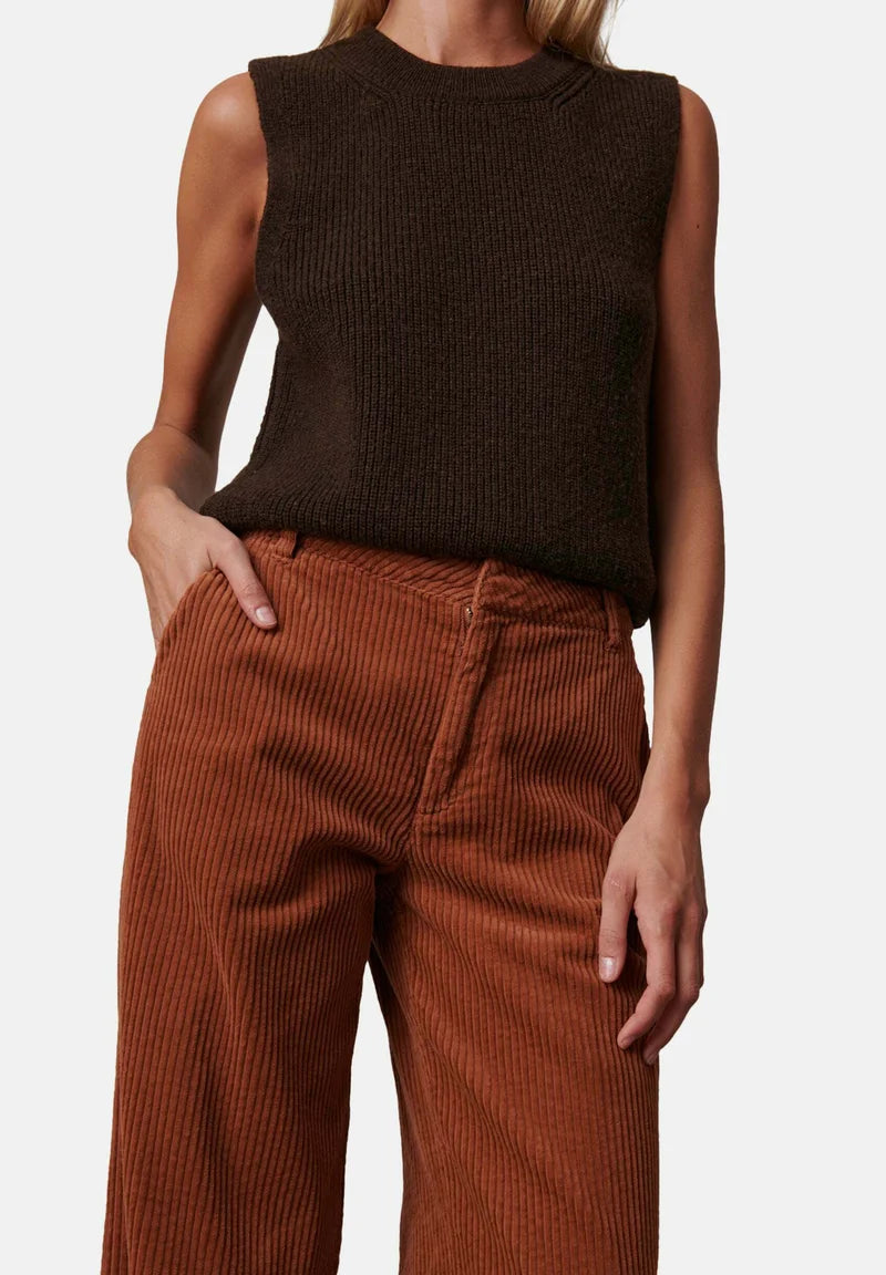 Pantalon pana ancha caldero