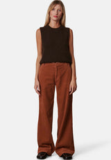 Pantalon pana ancha caldero