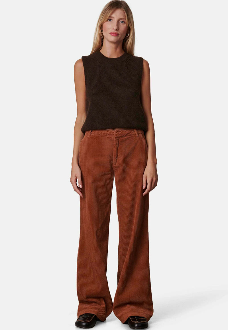 Pantalon pana ancha caldero