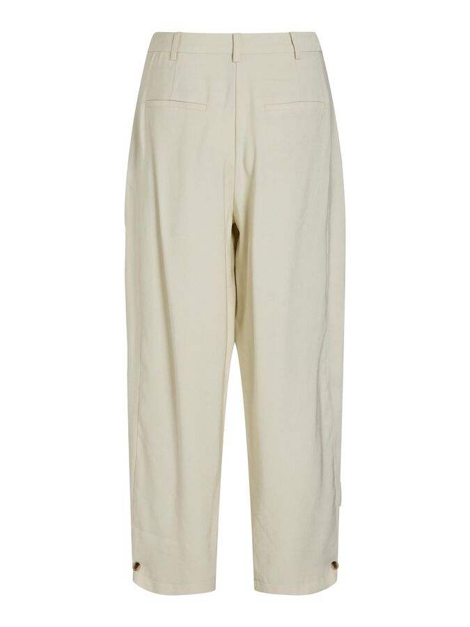 pantalon crudo globo con boton abajo