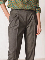 Pantalon espiga cintura elastica