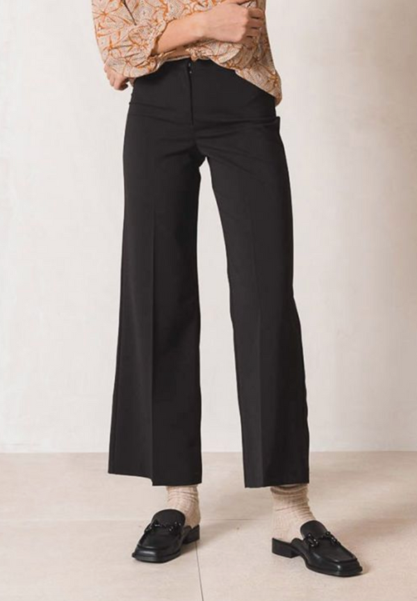 Pantalon negro recto