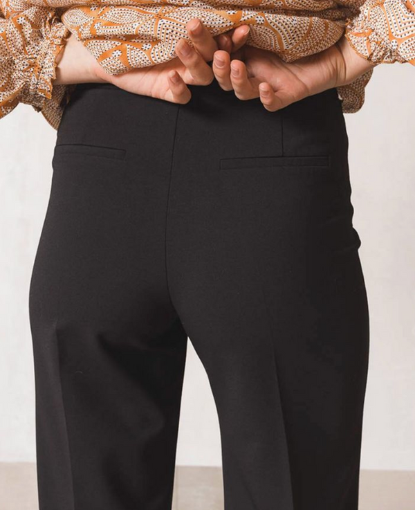 Pantalon negro recto