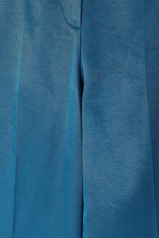 Pantalon corte sastre azul brillo