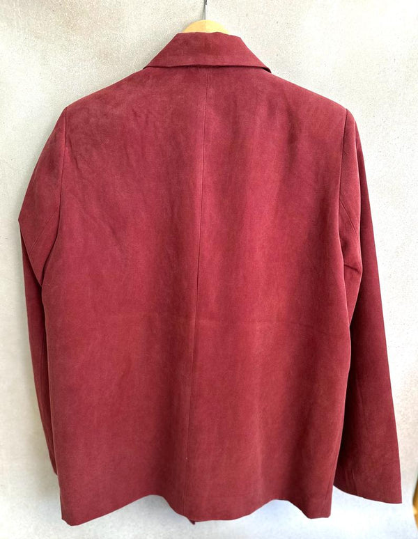 Blazer algodon vino