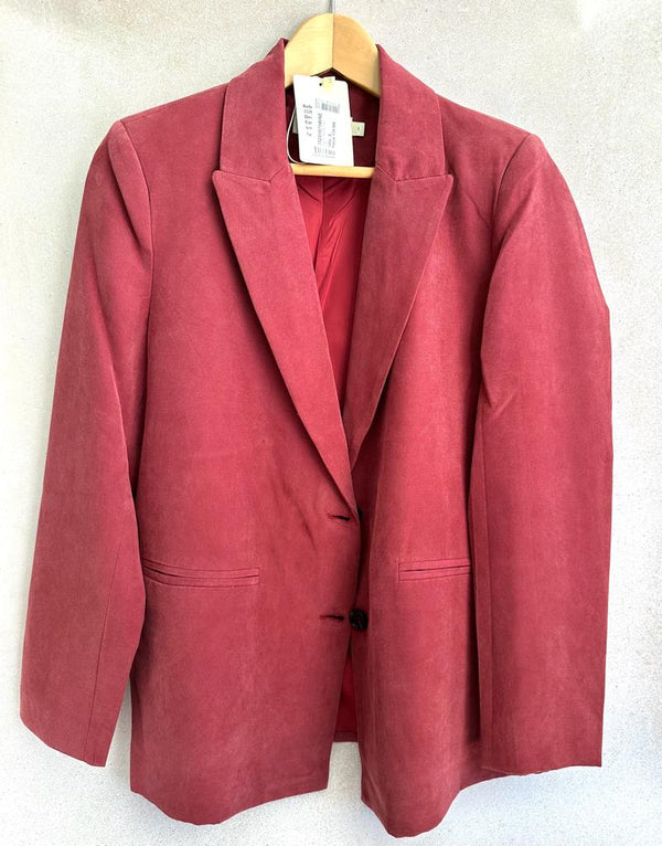 Blazer algodon vino