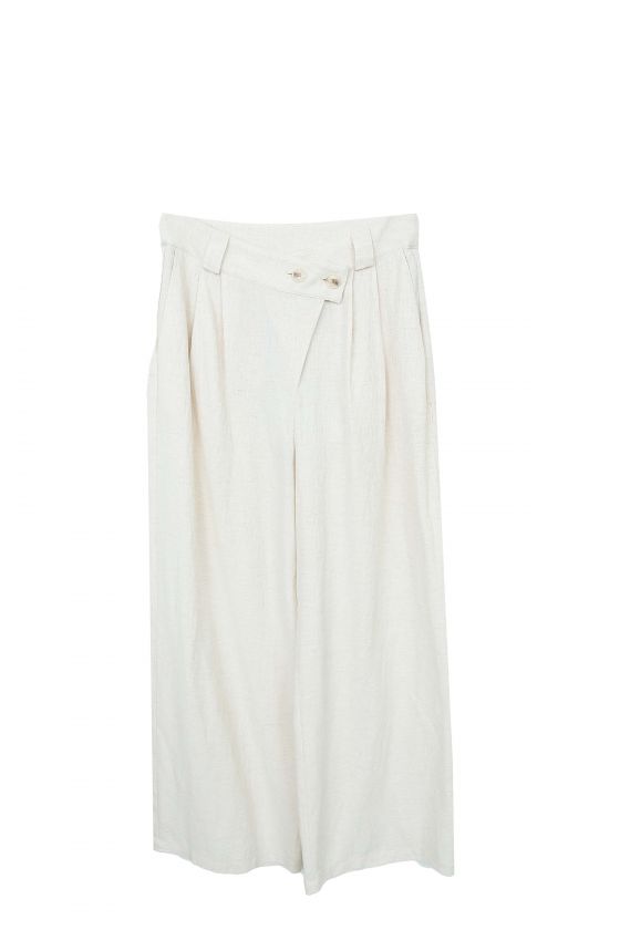 Pantalón ancho doble botonadura