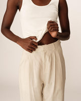 pantalon pinzas hilo