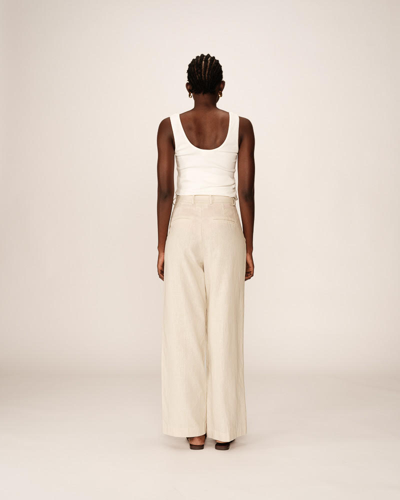 pantalon pinzas hilo