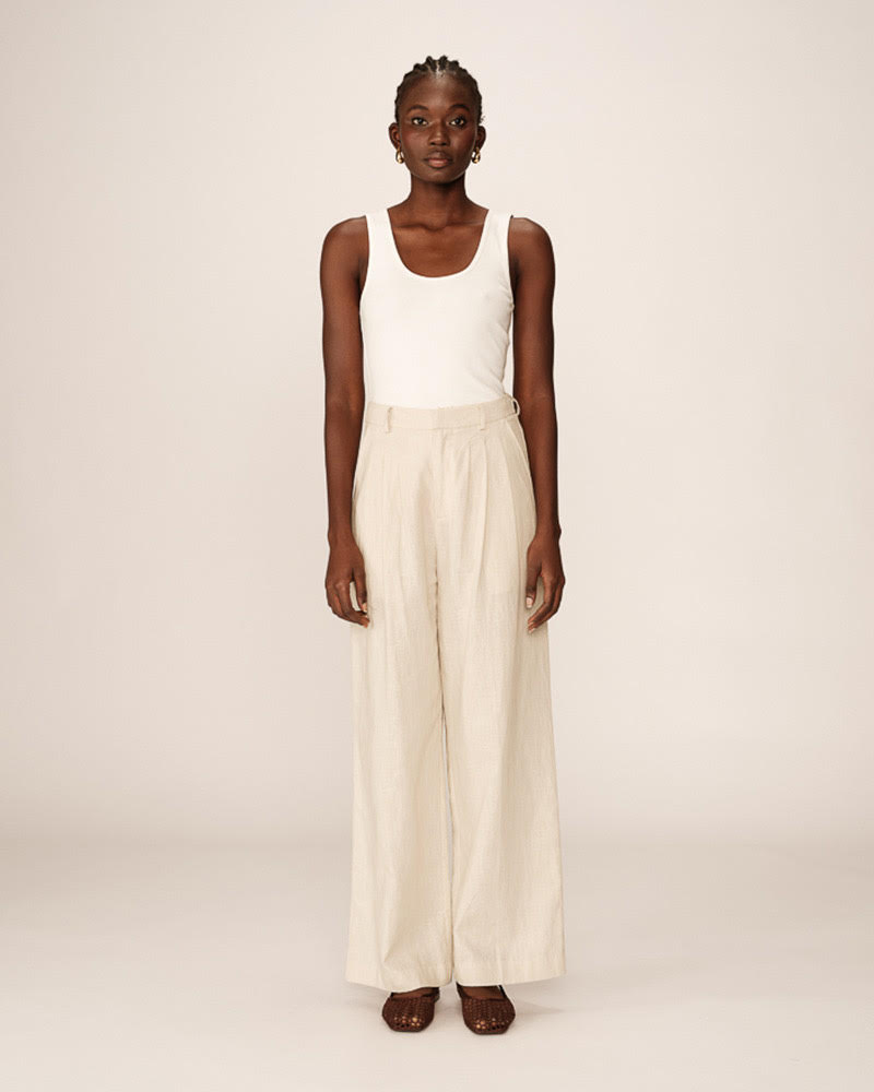 pantalon pinzas hilo