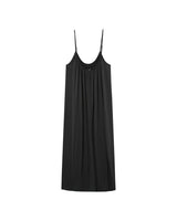 vestido tirantes algodon antracita