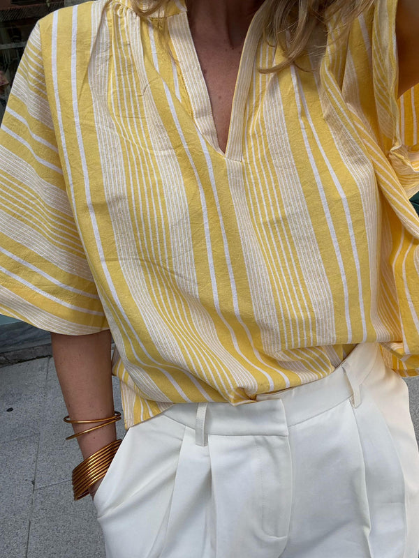 camisa sin costuras rayas