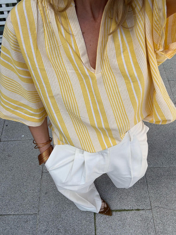 camisa sin costuras rayas