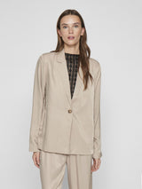 blazer color champan fluida