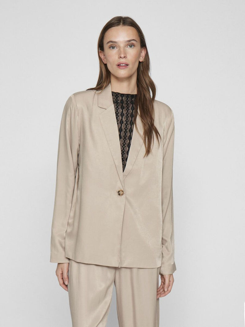 blazer color champan fluida