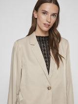 blazer color champan fluida