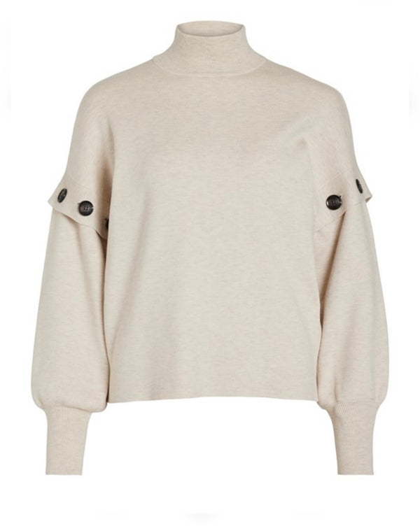 JERSEY CHALECO CON BOTONES EN MANGA