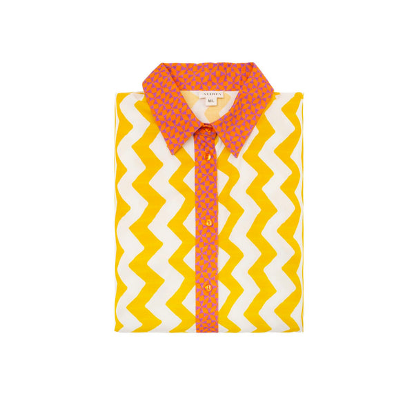 Vestido zig zag