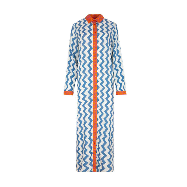 Vestido zig zag
