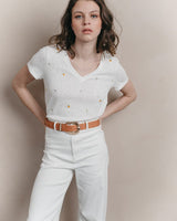 CAMISETA CON BORDADOS PQ