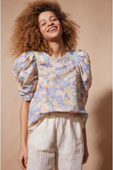 TOP MANGA FAROL FLORES PASTEL